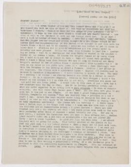 Letter to Susan Revere Chapin, October 5, 1915
