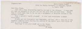 Letter to Marcia C. Noyes, March 1, 1915