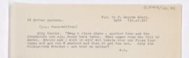 Letter to John George Adami, November 18, 1915
