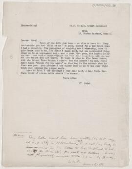 Letter to Mabel Brewster, November 25, 1919