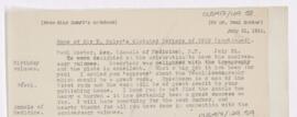 Letter to Paul B. Hoeber, July 21, 1919