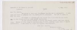 Letter to Maude E. Abbott, May 4, 1915