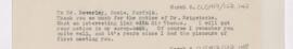 Letter to Michael Beverley, March 5, 1919