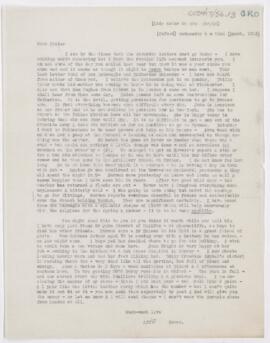 Letter to Susan Revere Chapin, March 22, 1916
