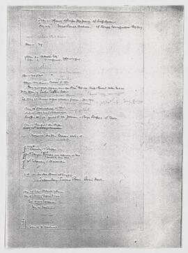 Cushing's notes, 1905