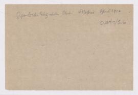 Cushing's handwritten manuscript notes
