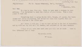 Letter to Duncan McEachran, December 7, 1914