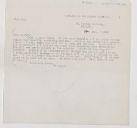 Letter to Edward Schafer, March 28, 1908