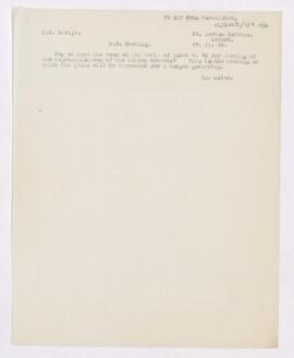 Letter to John Young Walker MacAlister, February 27, 1919