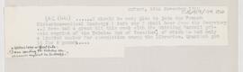 Letter to Arnold Carl Klebs, November 16, 1912