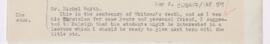 Letter to Nichol Smith, May 2, 1919