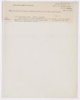 Letter to Alfred William Pollard, May 17, 1919