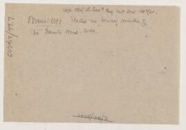 Cushing's notes, Toronto Medical Society, March 1881