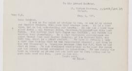 Letter to Edward A. Sharpey Schäfer, September 1, 1917