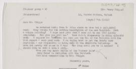 Letter to Henry Phipps, September 7, 1911