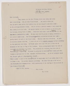 Letter to Henry Barton Jacobs, June 23, 1908