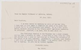 Letter to Fielding Hudson Garrison, November 27, 1913