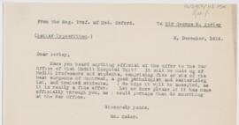 Letter to George H. Perley, December 2, 1914