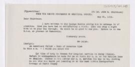Letter to John Woolman Churchman, May 31, 1916