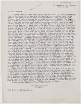 Letter to Charlotte Osler, December 18, 1893