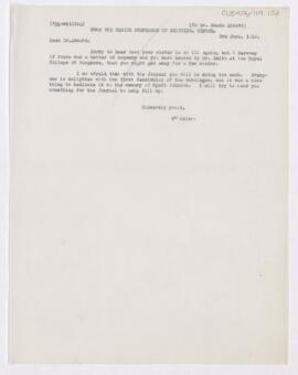 Letter to Maude E. Abbott, June 3, 1915