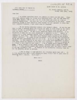 Letter to Ned? Revere, January 15, 1915