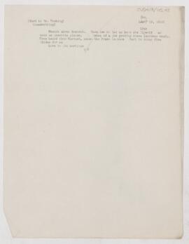 Letter to Harvey Cushing, February 19, 1913