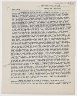 Letter to Susan Revere Chapin, May 17, 1916