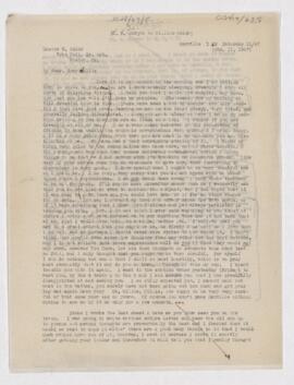 Letter to William Osler, January 11, 1867