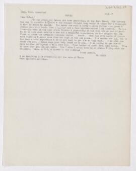 Letter to Mabel Brewster, May 15, 1917
