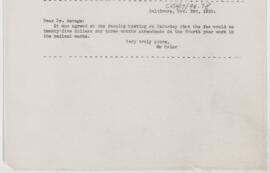 Letter to Dr. Savage, October 3, 1900