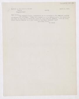 Letter to John W. Moore, March 3, 1916
