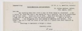 Letter to Archibald Byron Macallum, March 29, 1908