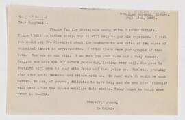 Letter to Campbell Palmer Howard, August 13, 1905