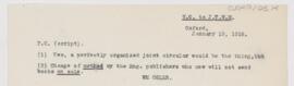 Letter to John Young Walker MacAlister, January 15, 1918