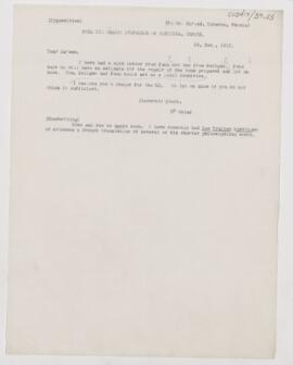 Letter to M. Sa'eed