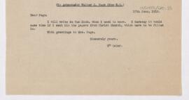 Letter to Walter Hines Page, June 17, 1915