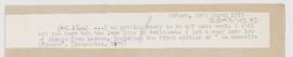 Letter to Arnold Carl Klebs, March 29, 1913