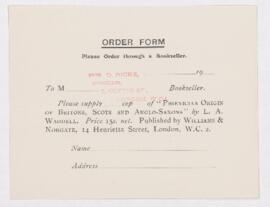 Bookseller advertisement