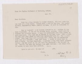 Letter to Fielding Hudson Garrison, May 3, 1917