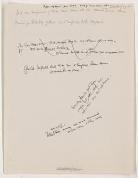 Cushing's notes, Osler in Philadelphia, 1881-2