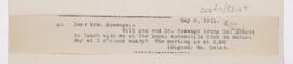 Letter to Mrs. Gossage, May 8, 1911