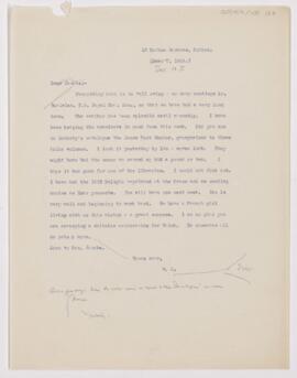 Letter to Henry Barton Jacobs, December 13, 1909