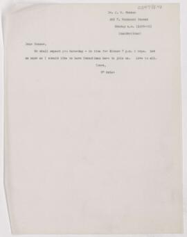 Letter to John H. Musser, 1889-90
