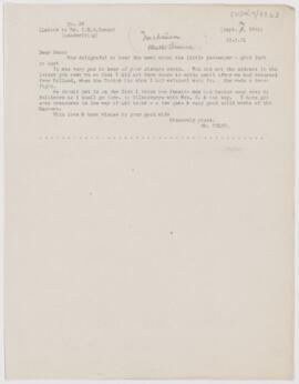 Letter to C.N.B. Camac, September 12, 1901
