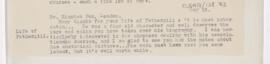 Letter to R. Hingston Fox, May 18, 1919