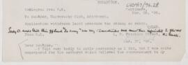 Letter to Edward A. Sharpey Schäfer, March 26 & 27, 1900