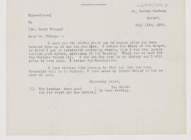 Letter to Henry Phipps, July 11, 1908