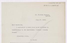Letter to William George MacCallum, July 17, 1919