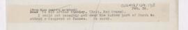 Letter to Arthur Stanley, February 28, 1919